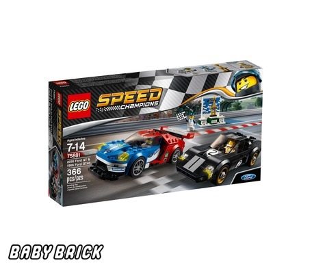 LEGO Speed Champions 2016 Ford GT 1966 Ford GT40 LEGO 75881