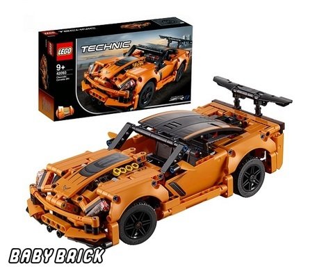 lego technic chevrolet corvette zr1 rally car set