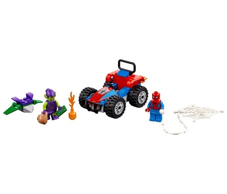 Lego spiderman car chase on sale