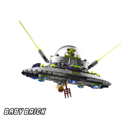 Lego alien ufo sale