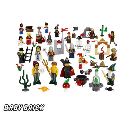 Lego education fairytale and historic minifigures set on sale