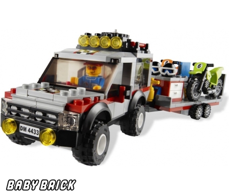 Lego city 4433 dirt bike transporter sale